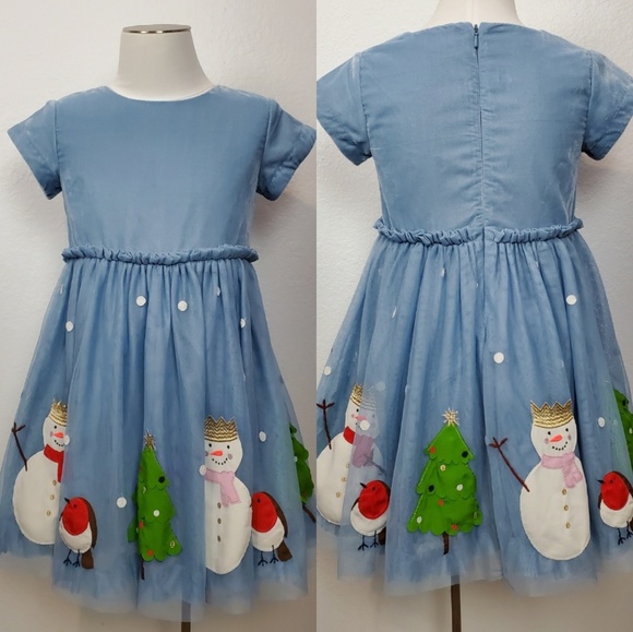 boden snowman dress